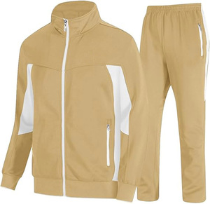 Green Men's Reversible Eco-Friendly Streetwear Tracksuit Full Zip <b>Jacket</b> Side Pockets Lightweight Matching Pants Quick Dry - Product Image 3
