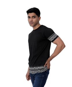 เสื้อยืดผู้ชายคอกลมพิมพ์ลายดิจิทัลผ้าถักเนื้อหนัก 180 GSM ผ้าฝ้าย 100% ทรงโอเวอร์ไซส์ สไตล์ลำลองสำหรับฤดูร้อนปี 2025 - ขายส่งแบบกำหนดเองได้ - Product Image 2