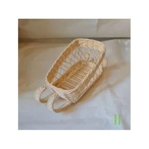 BEST SELLING Handwoven Natural Rattan Christmas Tree Ornament Rustic Holiday Hanging Decoration for Home & Christmas Decor - Product Image 3