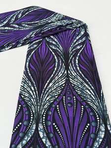 Tela de algodón de cera Africana Siyara Leone con diseños populares de dos colores, perfecta para coser ropa, manualidades y proyectos de acolchado - Product Image 2