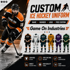 New Trendy Personalized Logos, Player Identification & Numbers Heavy Duty Sportswear Sublimated Custom Design Ice Hockey Uniform - Product Image 1