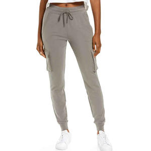 Pantalones Deportivos de Cintura Ajustable con Cordón para Mujer, Color Sólido, de Alta Calidad, Ajustados, para Gimnasio, Fitness, Correr, Trotar - Product Image 1
