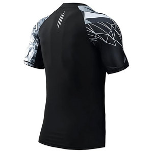 เสื้อรัดรูปทรงสลิมฟิต สวมใส่สบาย ระดับมืออาชีพ แขนสั้น เนื้อผ้านุ่ม ระบายอากาศได้ดี น้ำหนักเบา ออกแบบได้ตามต้องการ สำหรับผู้ชาย - Product Image 3