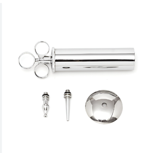 Nouvelle arrivée : seringue manuelle pour lavement auriculaire en acier inoxydable, qualité professionnelle classe II, taille personnalisable, réutilisable, usage hospitalier - Product Image 1
