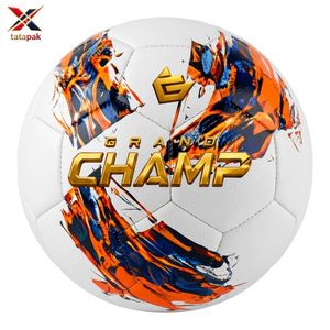 Ballon de football officiel écologique TATA PAK INDUSTRIES en PVC/PU, taille et couleur personnalisées, logo, unisexe, adultes, club, équipe, professionnel - Product Image 1
