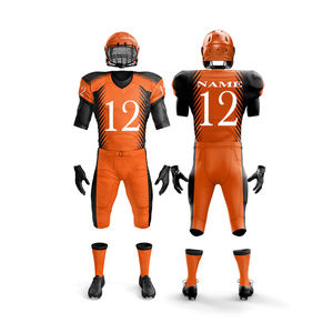 Dernière collection, uniforme de football américain de haute qualité, sur mesure, ODM, respirant, en polyester, manches courtes, unisexe, étiquette privée - Product Image 2