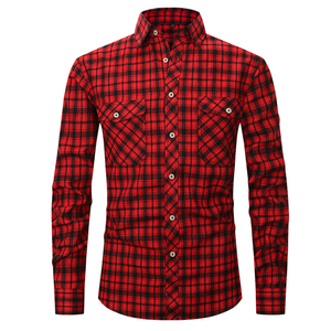 Chemises en flanelle pour hommes de haute qualité, respirantes, 100% coton, tissu doux, style durable, anti-boulochage, séchage rapide, nouvelle collection très vendue - Product Image 4