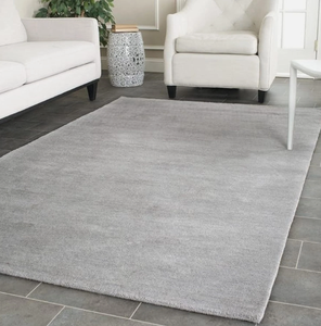 Tapis en laine gris tufté à la main, résistant aux taches, respectueux des animaux de compagnie et écologique, pour la décoration de chambre à coucher, salon, hôtel, chambre d'enfant, usage commercial - Product Image 4