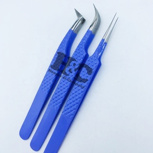 Pince à épiler en acier inoxydable pour extension de cils en papier imprimé, logo gratuit, vison durable, vente en gros - Product Image 5