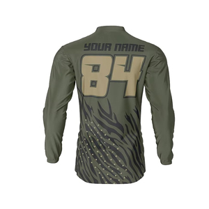 Maillot de motocross personnalisé, maillot en tissu mesh sublimé pour le cyclisme, 100% polyester, personnalisé pour hommes - Product Image 2