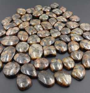 Lote de Joyas ARTS JEWELS: Piedra de Chiastolita Natural Marrón en Forma de Cruz, Corte Ovalado, Corte Pera, Corte Cojín, Cabujón, Suelta, Pulida, con Juego de Colores para Anillo - Product Image 5