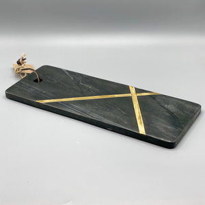 Planche à découper en marbre, accessoires de cuisine, ronde, avec poignée, artisanat, pierre blanche, logo personnalisé, meilleurs cadeaux - Product Image 6