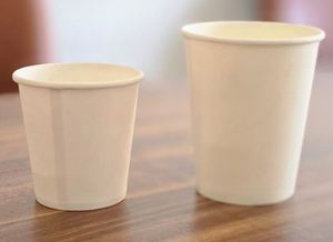 Single Wall Biodegradable Eco-Friendly Kraft/White Paper <b>Disposable</b> Coffee & Tea Beverage <b>Cups</b> Custom Printed Options Food Grade - Product Image 2