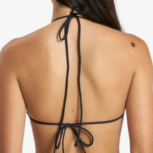 Maillot de bain bikini 2 pièces personnalisable avec logo, motif uni, service OEM, antibactérien, respirant, vêtements de plage pour femmes - Product Image 3