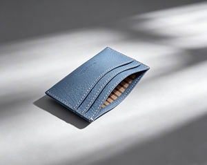 [ผู้ขายที่ดีที่สุด] กระเป๋าใส่บัตรหนังเนื้อนุ่มอิตาลีสีแดงสีชมพูบานเย็นสีม่วงสีกรมท่าสีน้ำเงินอ่อนใหม่ - Product Image 2