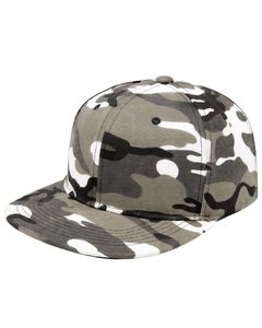 Gorra Snapback Personalizada con Visera Plana, Camuflaje Gris y Blanco, Ajustable, de Algodón, Estilo Béisbol, Unisex, Moda Urbana Casual, Venta al Por Mayor - Product Image 1