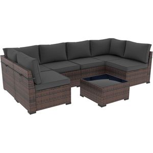 14-Pack Furniture <b>Covers</b> 7-Pcs 6-Seater Wicker Rattan Sectional <b>Sofa</b> Cushion Slipcovers Set Outdoor Cushion <b>Covers</b> - Product Image 6