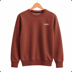 เสื้อสเวตเชิ้ตผ้าฟลีซสีเขียวเข้มแบบเรียบสำหรับผู้หญิง คอกลม นุ่ม สบาย ใส่ได้ทุกวัน ขายส่ง สหรัฐอเมริกา สหราชอาณาจักร ยุโรป - Product Image 2
