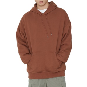 เสื้อฮู้ดผู้ชายสีเทา ทรงปกติ ผ้าฝ้ายฟลีซ มีกระเป๋า สวมใส่สบายในฤดูหนาว แห้งเร็ว น้ำหนัก 370 กรัม - Product Image 5