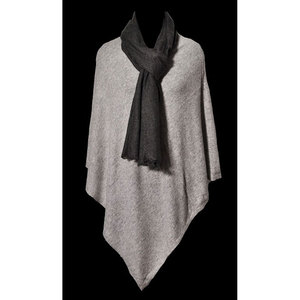 New Collection Women’s V Neck Poncho Soft Feel Warm Winter Cape 70% <b>Wool</b> 30% Nylon Lightweight Elegant Fashion Shawl Wrap Cozy - Product Image 2