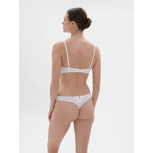 Sujetador push-up con aros para mujer, copa tres cuartos, sin costuras, espalda en Y, tirantes ajustables, color liso, tejido de punto, elastano, nailon, lavable a máquina. - Product Image 4