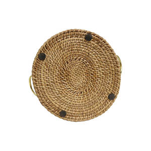 Panier de rangement décoratif en osier Décoration d'intérieur Panier tissé en rotin d'organisation - Product Image 5
