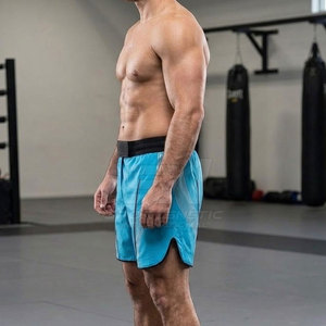 กางเกง MMA สำหรับผู้ชาย กางเกงฝึกซ้อมต่อสู้ แห้งเร็ว น้ำหนักเบา สวมใส่สบาย ทนทาน สำหรับการฝึกซ้อมมวยปล้ำผสมศิลปะการต่อสู้แบบผสมผสานในยิม - Product Image 6