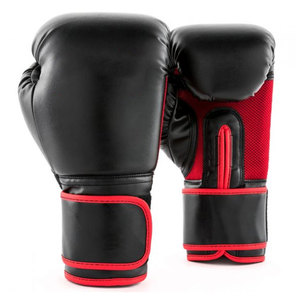 Hot Selling Custom Logo Cowhide Leather Full Finger Boxing <b>Gloves</b> Adjustable Hook-and-Loop Closure Boxing <b>Gloves</b> - Product Image 4