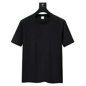 เสื้อยืดผู้ชายใหม่ ผู้ผลิตเสื้อผ้า เสื้อเปล่าแบบเรียบๆ ผลิตเสื้อยืดผู้ชายตามสั่ง เสื้อยืดผ้าฝ้ายเจอร์ซีย์ 100% - Product Image 2