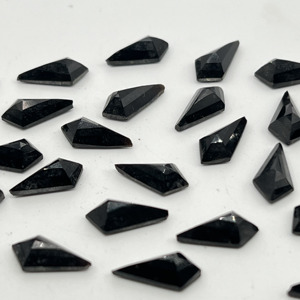 Gemas IBRAHIM de Alta Calidad, Ónix Negro Creado en Laboratorio, Corte en Forma de Cometa, Sueltas, para Venta al por Mayor, Accesorios para Fabricación de Joyería DIY, Naturales - Product Image 3