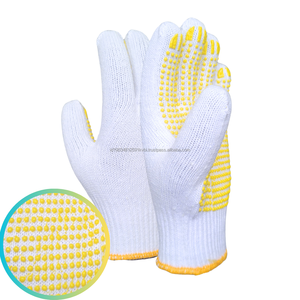 Gants de sécurité antistatiques et antichocs de fabrication indonésienne améliorés avec des points en PVC pour une utilisation industrielle - Product Image 5