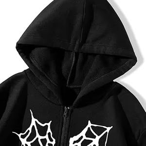 เสื้อฮู้ดซิปคุณภาพสูงสำหรับฤดูหนาว กำลังเป็นที่นิยมสำหรับผู้ชายและผู้หญิง ผลิตตามสั่ง ระบายอากาศได้ดี ผ้าโพลีเอสเตอร์/คอตตอน 350 กรัม แบบยูนิเซ็กซ์ - Product Image 3