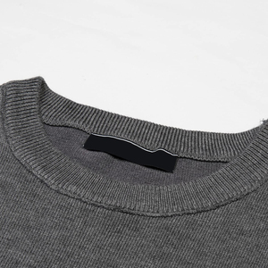 Nouveauté Automne Pulls décontractés pour hommes à col rond, teinture unie, personnalisés, haute qualité - Product Image 5