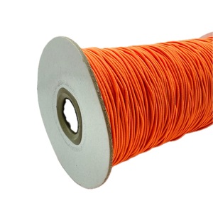 Cordon élastique tressé n°8 orange 1,2 mm 288 yards 100 % nylon haute ténacité écologique pour textile de maison - Product Image 3