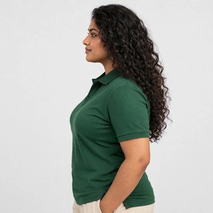 Performance <b>Women</b> <b>Polo</b> <b>Shirt</b> With Moisture Wicking Fabric Lightweight Comfort And Flexible Fit For Active Wear - Product Image 5