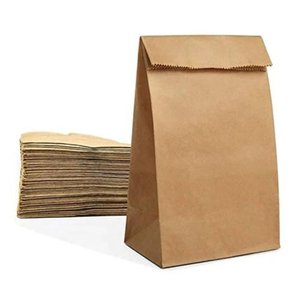 OEM Custom Logo & Printing Accepted High Standard Quality Eco-Friendly Paper <b>Bags</b> for Shopping & Food Takeaway Packaging Usage - Product Image 1