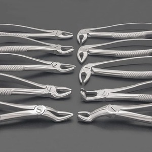 Ensemble de forceps d'extraction dentaire en acier inoxydable chirurgical Ametrine pour adultes et enfants, poignée ergonomique, certifié CE, garantie 1 an - Product Image 1