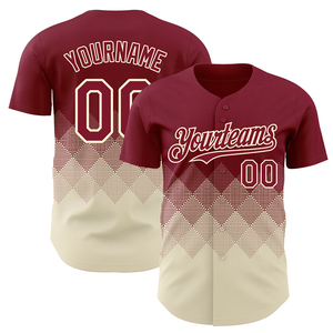 Camisetas de Béisbol Resistentes con Botones, Cuello en V, Secado Rápido, Uniformes de Béisbol Unisex, Tallas Grandes, Ropa Deportiva para Equipos, Suministro al por Mayor OEM - Product Image 1