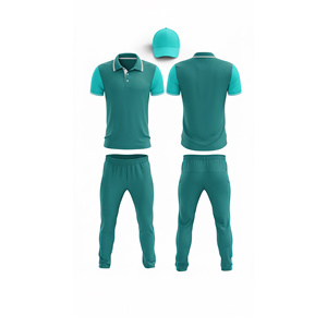 Premium Quality Sublimation <b>Cricket</b> Uniform | Men Women Youth <b>Cricket</b> Wears Polo Shirt and Trouser Full Team Outfit - Product Image 2