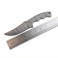 Lame de couteau en acier Damas faite à la main, pleine longueur, qualité industrielle, pour la fabrication de couteaux de chasse, de camping et de dépecage DIY - Vente en gros