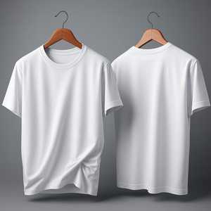 <b>Men</b> Plain <b>White</b> O-Neck <b>Short</b> <b>Sleeve</b> Cotton T-<b>Shirt</b> Regular Fit Casual Solid Color Basic Tee Knitted Fabric - Product Image 1