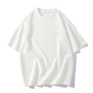 2026 <b>Men's</b> <b>White</b> Cotton <b>Short</b> <b>Sleeve</b> T-<b>Shirt</b> With Pink Logo Print O-Neck Casual Style Regular Fit for <b>men</b> - Product Image 3