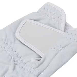 White Genuine Leather Golf <b>Glove</b> Right <b>Hand</b> Breathable Pull On Unisex Sports <b>Glove</b> - Product Image 5
