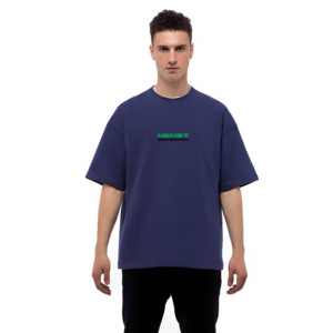 เสื้อยืดโอเวอร์ไซส์ผู้ชาย คอตตอน 100% คุณภาพพรีเมียม สตรีทแวร์ ทรงหลวม ไหล่ตก ผ้าคอตตอนหนา - Product Image 2