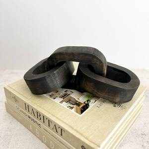 Cadena de eslabones grandes de resina acrílica, cadena de madera, cadena de resina gruesa con efecto mármol, asa de resina para bolso, colgador para bolso, accesorios para bolso tote, arte de pared - Product Image 6