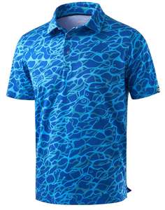 เสื้อกอล์ฟสำหรับผู้ชาย ผ้าทอเนื้อนุ่ม ระบายอากาศได้ดี  รับสกรีนโลโก้ด้านหน้า ผลิตในเวียดนาม - Product Image 3