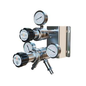 Regulador de Presión Industrial de Doble Etapa con Cambio Automático Axis ACR1 con Control de Presión de Precisión para Oxígeno (Material de Acero Inoxidable 316) - Product Image 2