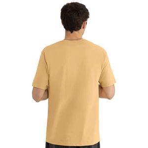 T-shirt tubulaire idéal pour homme en coton doux, col rond, manches courtes, léger, décontracté, basique, confortable - Product Image 2