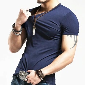เสื้อยืดคอกลมผู้ชาย โพลีเอสเตอร์ 100% แบบใหม่ สไตล์วินเทจ ทรงเข้ารูป ยาวพิเศษ  ไซส์ใหญ่  ป้องกันขนร่วง  รับสั่งทำได้ - Product Image 4