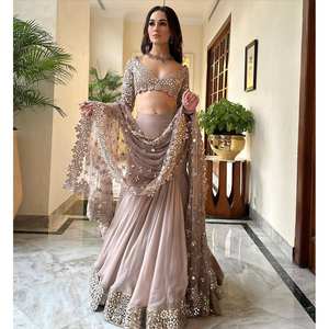 Hermosa Blusa Sharara y Dupatta para Mujer, para Fiestas, Blazers Elegantes - Product Image 4